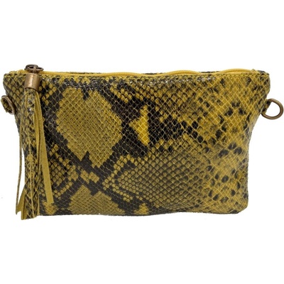 Donatella dámská kožená kabelka 16519 ŽLUTÁ