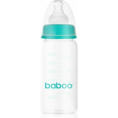 Baboo Anti Colic Glass Bottle antikoliková skleněná láhev 120 ml