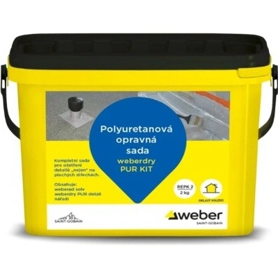 WEBER Ploché střechy - dry PUR KIT 2 kg PUR KIT 3