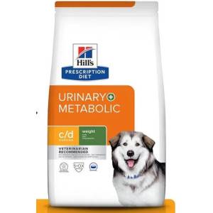 Hill's Hills Hills Prescription Diet C/D +Metabolic за разтваряне на калциево-оксалатни и струвитни уролити и намаляване на теглото 12kg