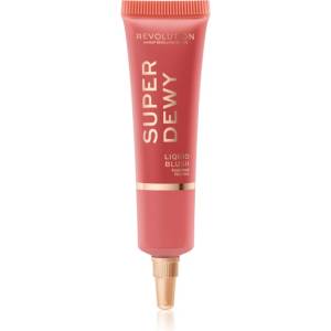 Revolution Superdewy течен руж цвят Flushing For You 15ml
