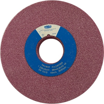 Tyrolit Brusný kotouč plochý 200 x 20 x 51 mm 98A40J9V40 T419117