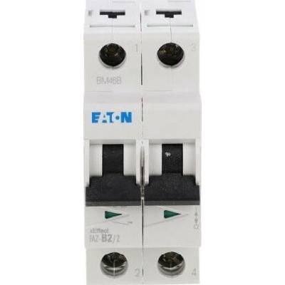 Eaton J 2P B 2A 15kA AC FAZ B2/2 278722
