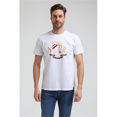 New World Polo Мъжка Slim Fit тениска 23SSM20313 - Бяла #371427 (371427_Бяло)