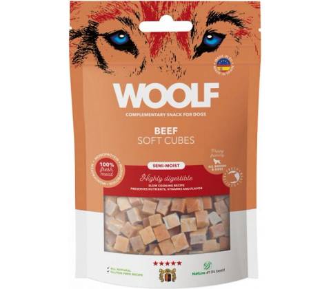 Woolf Soft Cubes Beef 100 g