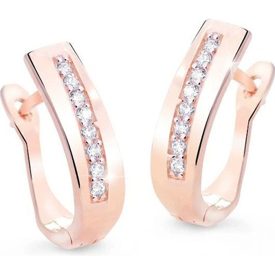 Cutie Jewelllery - Diamonds Diamantové náušnice z růžového zlata DZ8018R