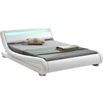  Тапицирано легло Filida за матрак 160x200 см с Led осветление