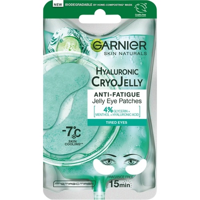 Garnier Cryo Jelly oční textilní maska s chladivým efektem -7 °C 5 g