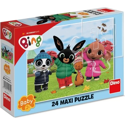 Dino - Puzzle Bing na jeseň 24 maxi - 1 - 39 piese