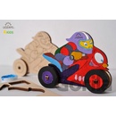 Ugears 10006 Motorkár postav a vymaľuj