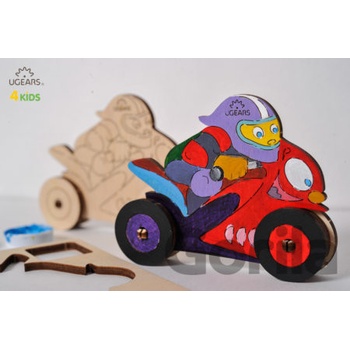 Ugears 10006 Motorkár postav a vymaľuj