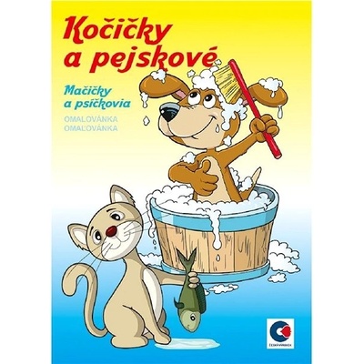 Omalovánky Baloušek tisk Omalovánka A5 Kočičky a pejskové