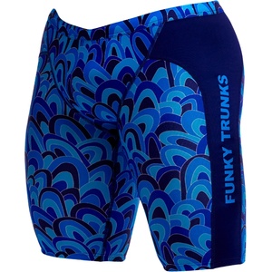 Funky Trunks Мъжки бански слипове Funky Trunks Training Jammers Swim brief - Hill Billy Blues (050-2125-1512)
