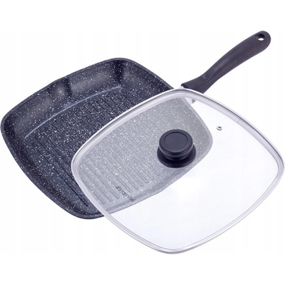 Kamille Grilovací pánev 28 cm s mramorovým povrchem