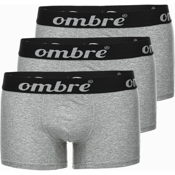 Ombre Clothing Сиви мъжки боксерки - 3 пакета Ombre Clothing U159 Ombre Clothing | Siv | МЪЖЕ | XXL