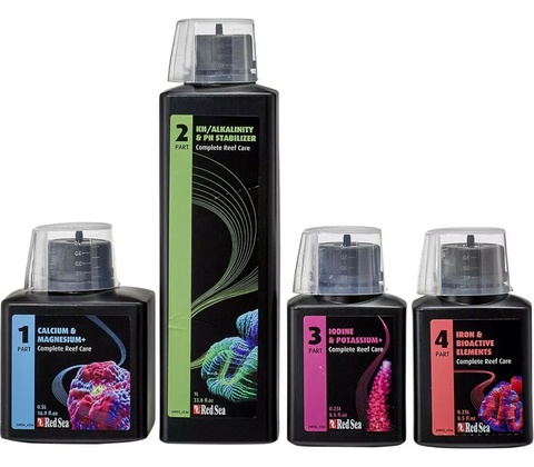 Red Sea Complete 4-part Supplement Program Medium Pack
