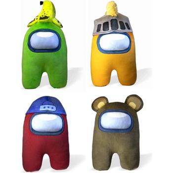 Image 1 of PMI Плюшена фигура P. M. I. Games: Among us - Crewmate, 30 cm, асортимент (074520)