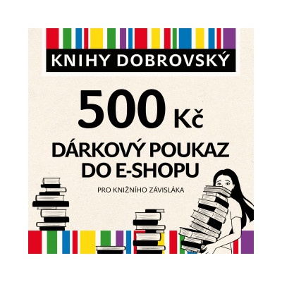 E-shopová dárková poukázka pro knižního závisláka 500 Kč