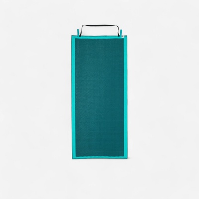 Decathlon plážová rohožka 180 x 80 cm tyrkysovo modrá