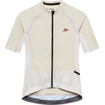 CafÉ du cycliste Дамска фланелка с къс ръкав за колоездене CAFÉ DU CYCLISTE Women's Magda Cycling jersey - Chalk (156-3104-0114)