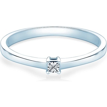 SAVICKI Годежен пръстен Solitaire: бяло злато. диамант