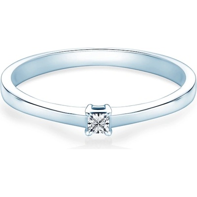 SAVICKI Годежен пръстен Solitaire: бяло злато. диамант