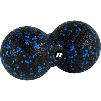 Rebel RBA-3056 Masážní dvojitý míček 8 cm, EPP, černo-modrý