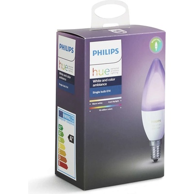 Philips Chytrá žárovka Hue Bluetooth 6W, E14, White and Color Ambiance