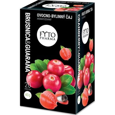 Fytopharma Ovocno bylinný čaj Brus. + Guarana 20 x 2 g