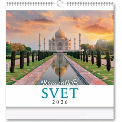 Romantický svet nástenný 2026