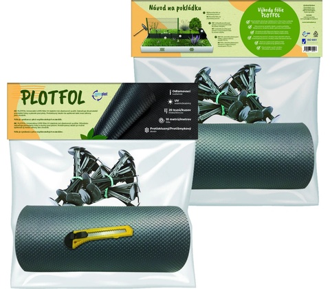 Fólie PLOTFOL proti přerůstání plevele - sada