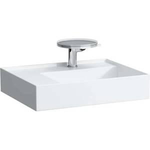 Laufen Kartell - Умивалник 60x46 см, с 1 отвор за смесител, SaphirKeramik, с LCC, бял H8103354001111 (H8103354001111)