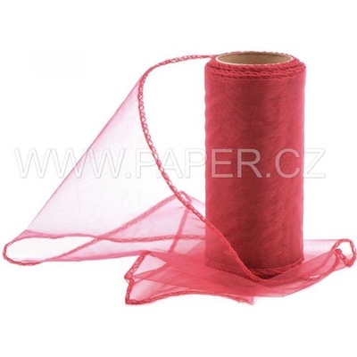 Organza 12cm/10y červená 065 – Hledejceny.cz