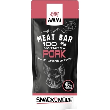 AMMI 100% Natural Pork Meat Bar with Cranberries [40 грама]