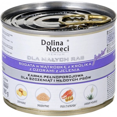 Dolina Noteci Premium Junior králičia pečeň a jelení jazyk 185 g