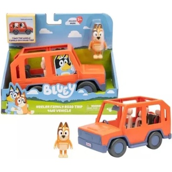 TM Toys Bluey: Пътешествие на семейство Хийлър - 4 х 4 превозно средство с фигурка (BLU17661)