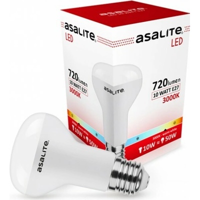 Asalite ASAL0066 LED žiarovka E27 10 W reflektorová R63 mliečna K 3000
