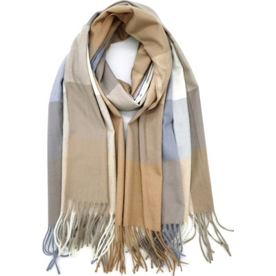 Classic Scarf béžová kostkovaná