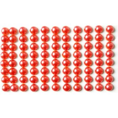 Samolepiace perličky 8 mm oranžové