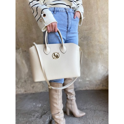 Laura Biaggi dámska kabelka do ruky DX-JS-59-cream