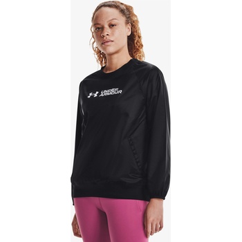 Under Armour Дамски суитшърт Under Armour Recover Storm Woven Shine Crew Under Armour | Cheren | ЖЕНИ | M