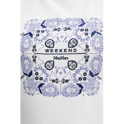 Weekend Max Mara Памучна тениска Weekend Max Mara WEST (2615971041600)