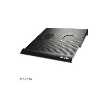 AKASA AK-NBCH-01B chladič pre notebook do 15" s USB hubom, čierny