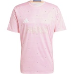 adidas Тениска Adidas Men's International Licensed Short Sleeve T-Shirt - Pink Spark