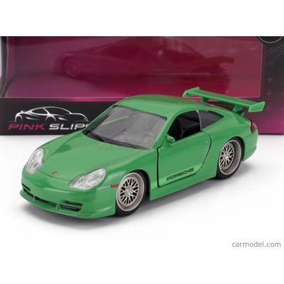 Jada Porsche 911 996 Gt3 Coupe 1999 Zelená 1:32