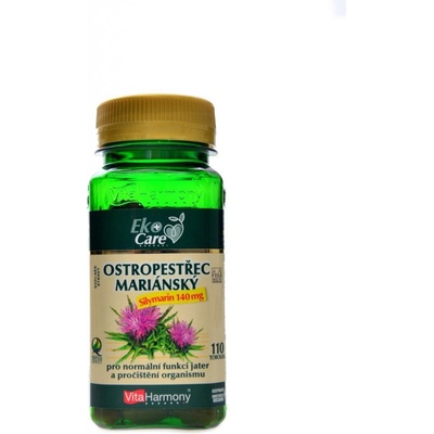 VitaHarmony Ostropestrec mariánský sily 140 mg 110 tabliet