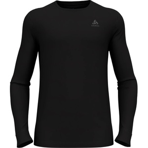Odlo Мъжко мериносово термобельо Odlo Baselayer Top Crew Neck L/S Merino 260 Merino base layer - Black (015-1839-0113)