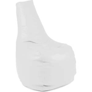 Pufrelax Пуф стол, 210л. , Sunlounger - Alb, Еко кожа, Пълнеж от полистиролни перли (PUF-G-S-CR-WH)