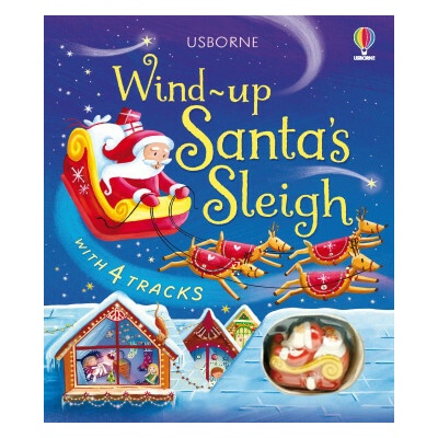 Wind-Up Santa's Sleigh
