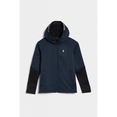 Peak Performance Jr Rider zip Hood blue shadow/parachute purple/wander